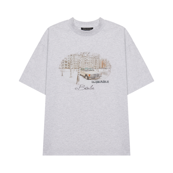 T-Shirt “Cour de la maison” Grey melange