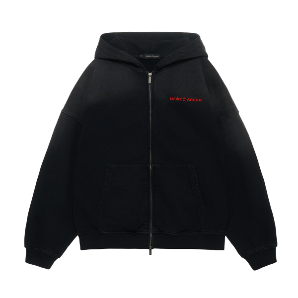 Zip-hoodie “Investigation” Black