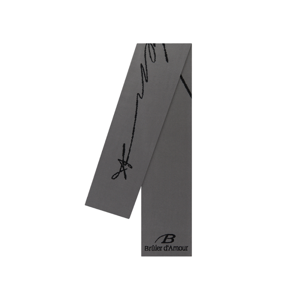 Scarf “Signature” Gray