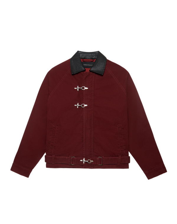 Jacket  “Atelier trouvé” burgundy