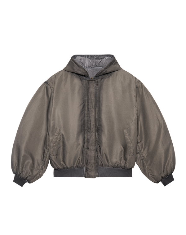 Bomber "Beurré" graphite gray