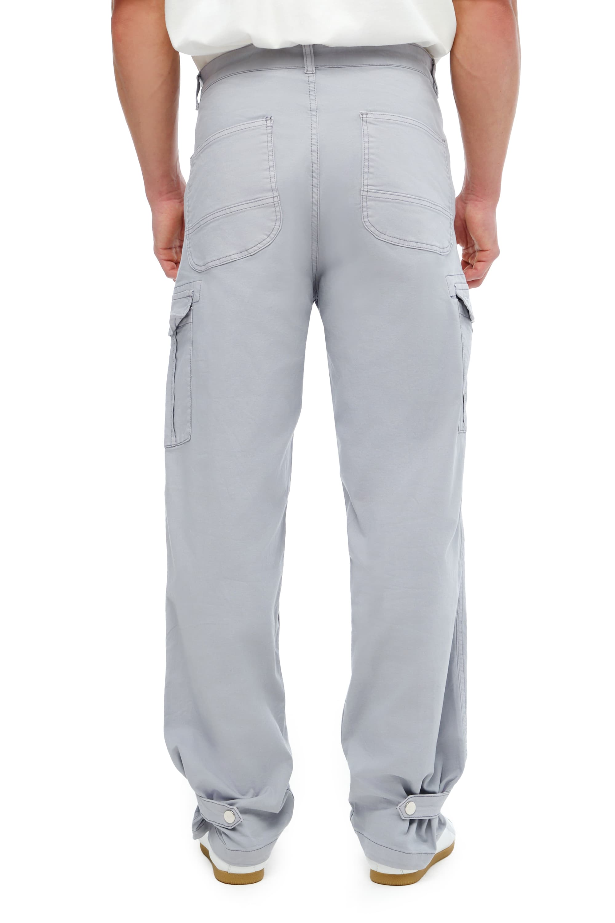 светлые карго штаны
