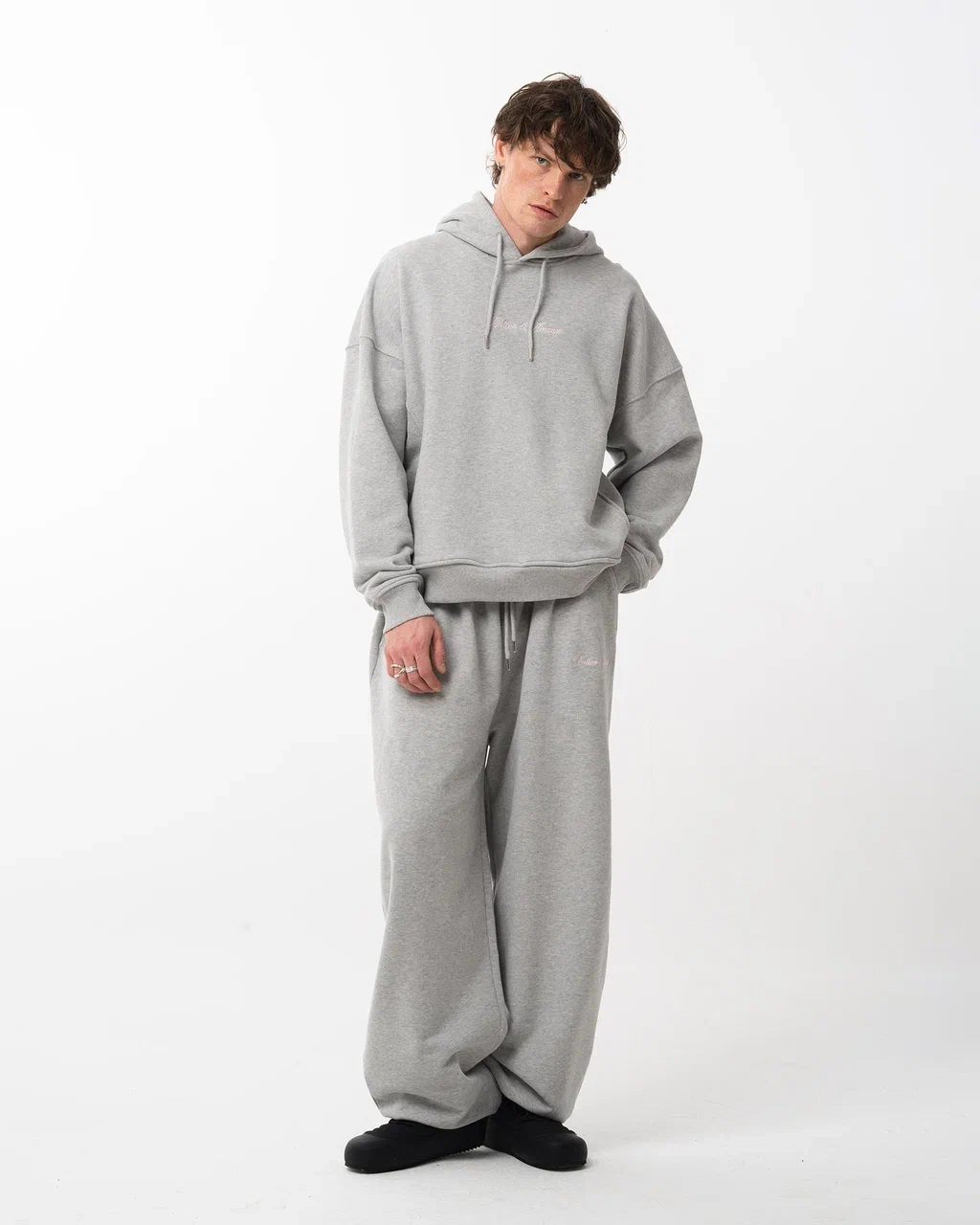 базовые джоггеры серого цвета 