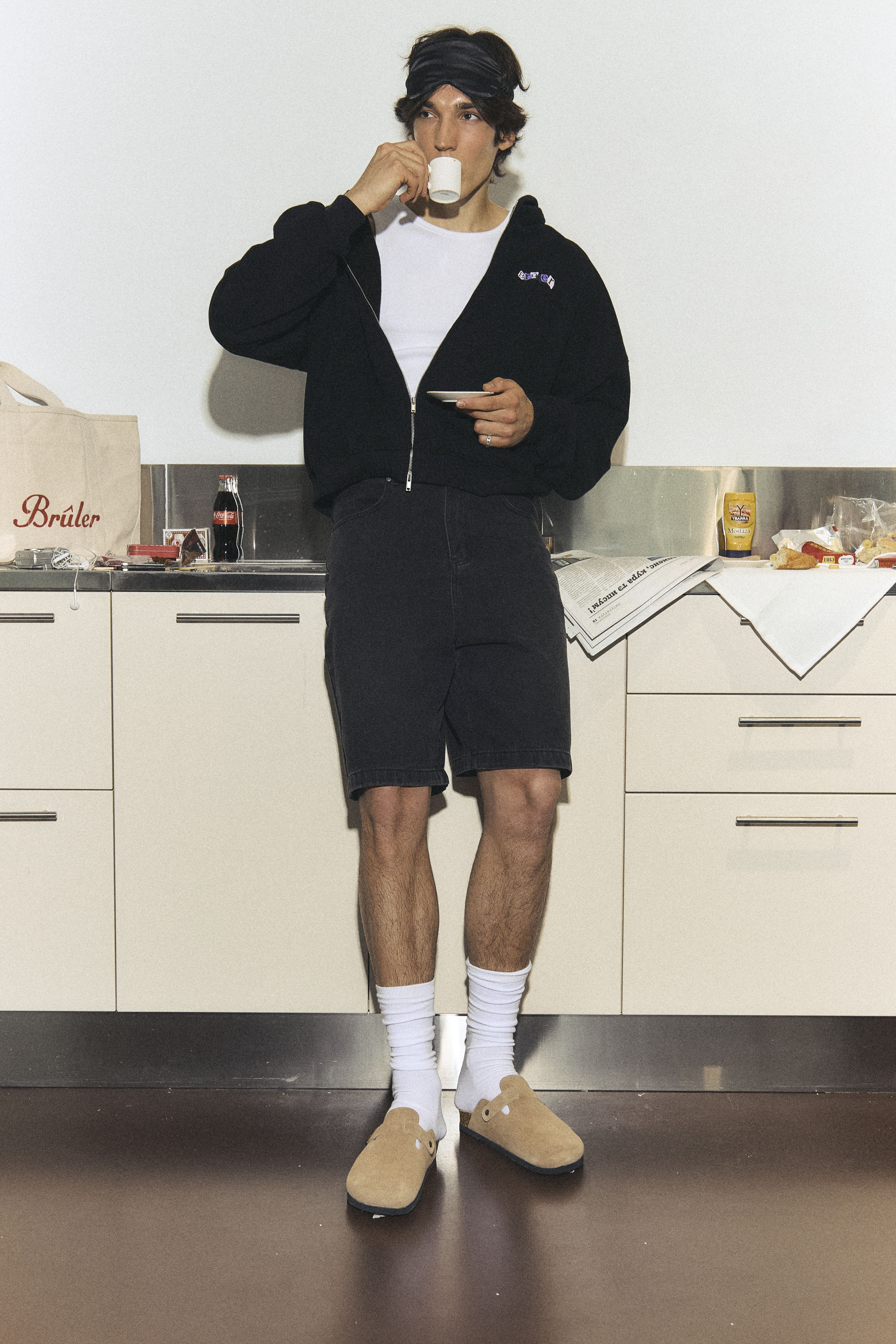 черные шорты деним 