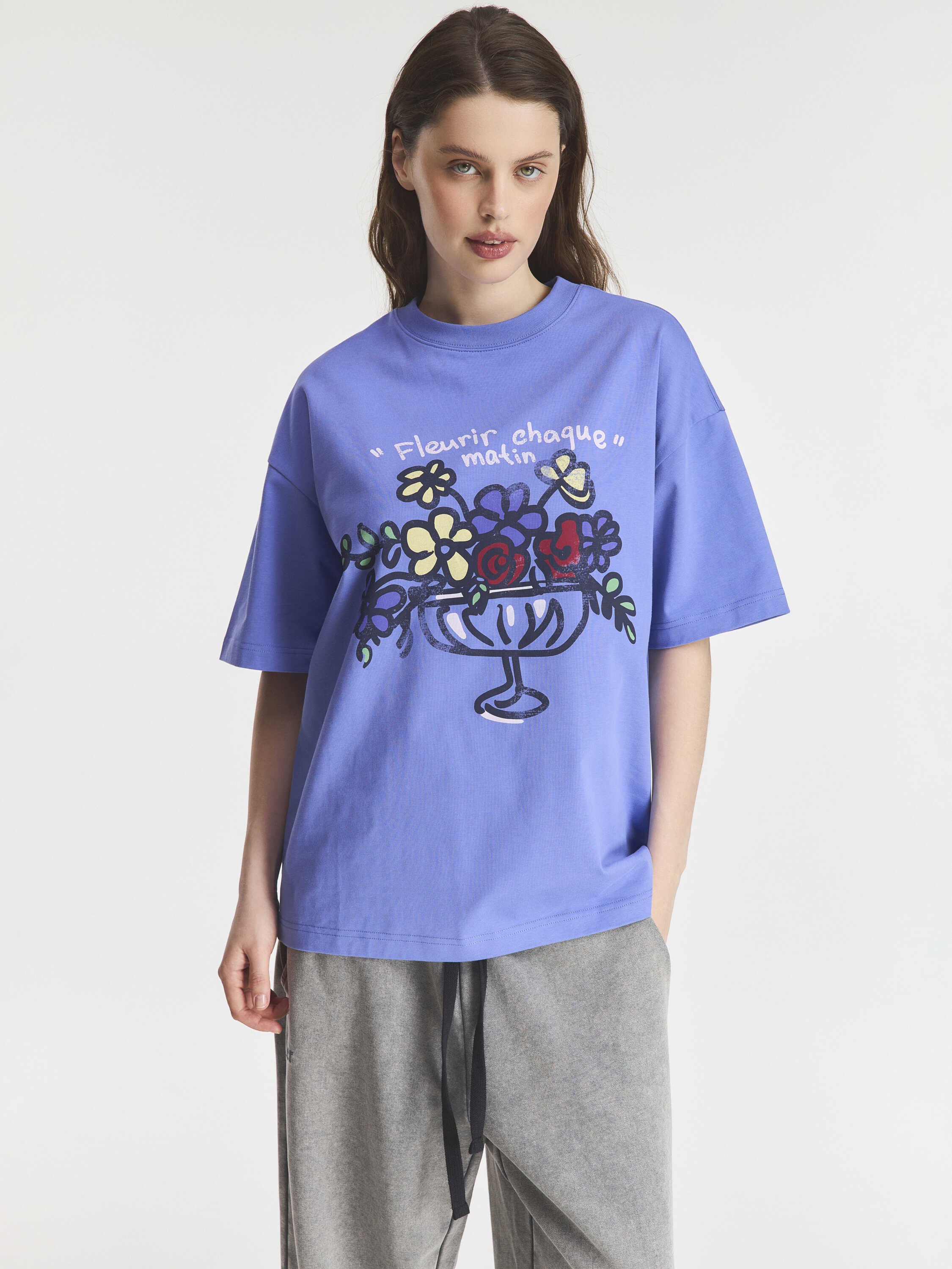 футболка с принтом