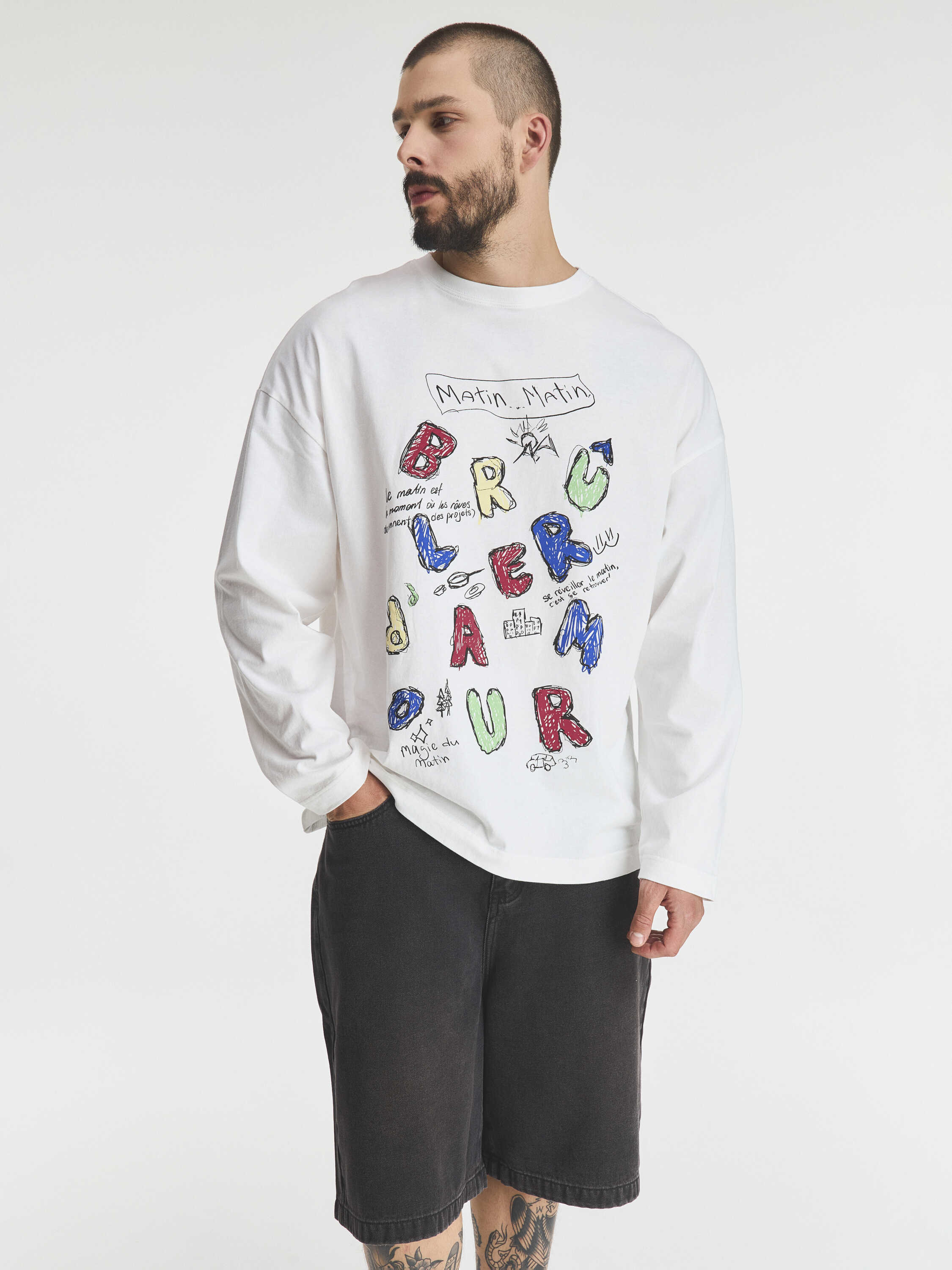 мужской лонгслив 