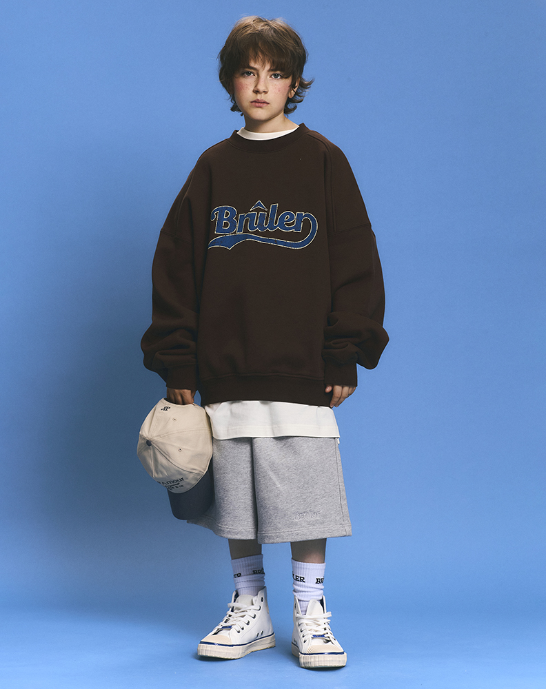 Меланж шорты свободной посадки