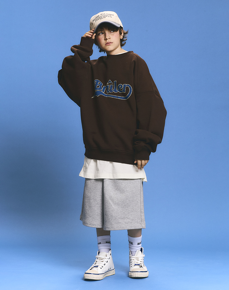 Меланж шорты свободной посадки