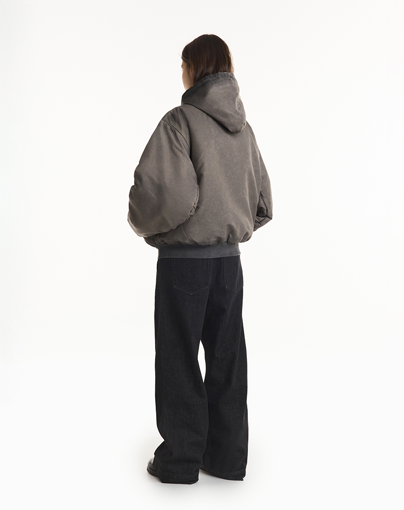 Бомбер «Масляный» графитово-серый