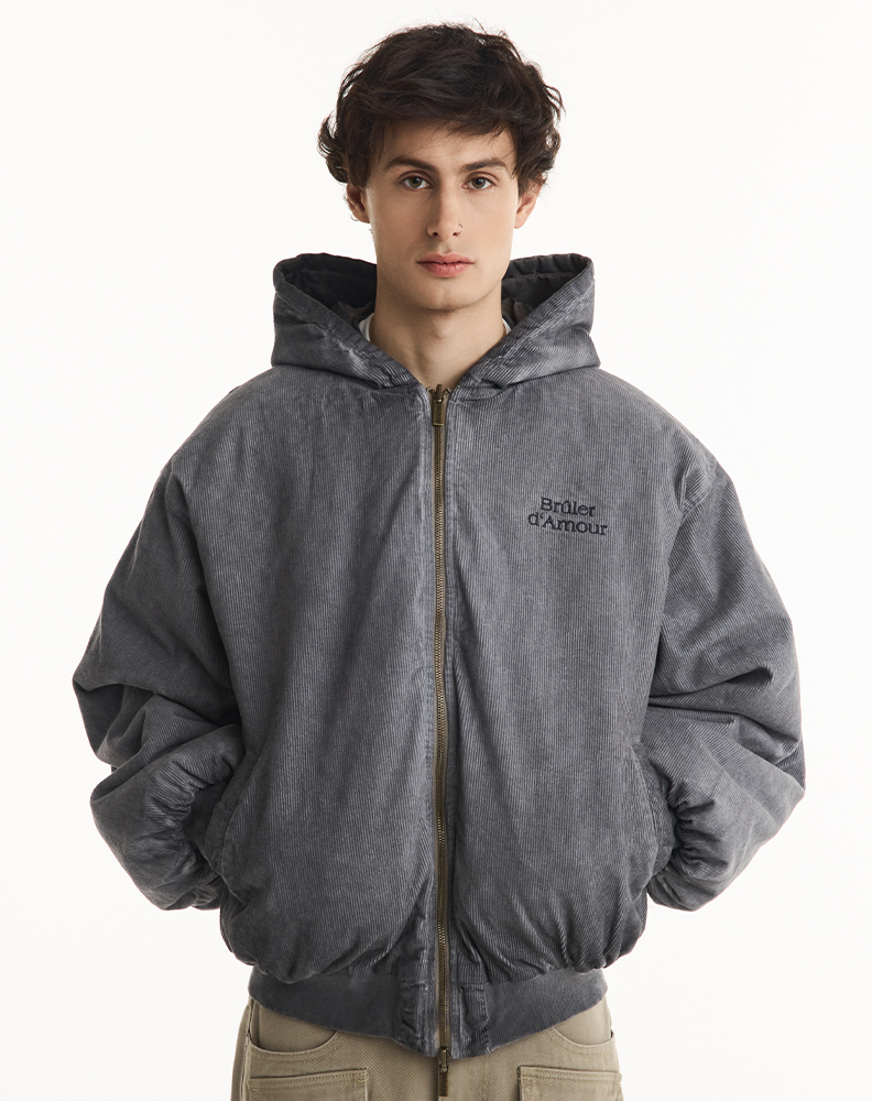 Бомбер «Масляный» графитово-серый