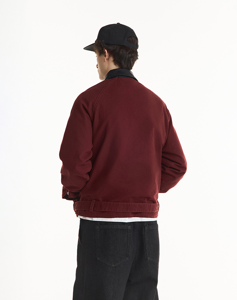 Куртка «Найдено в мастерской» бордовая