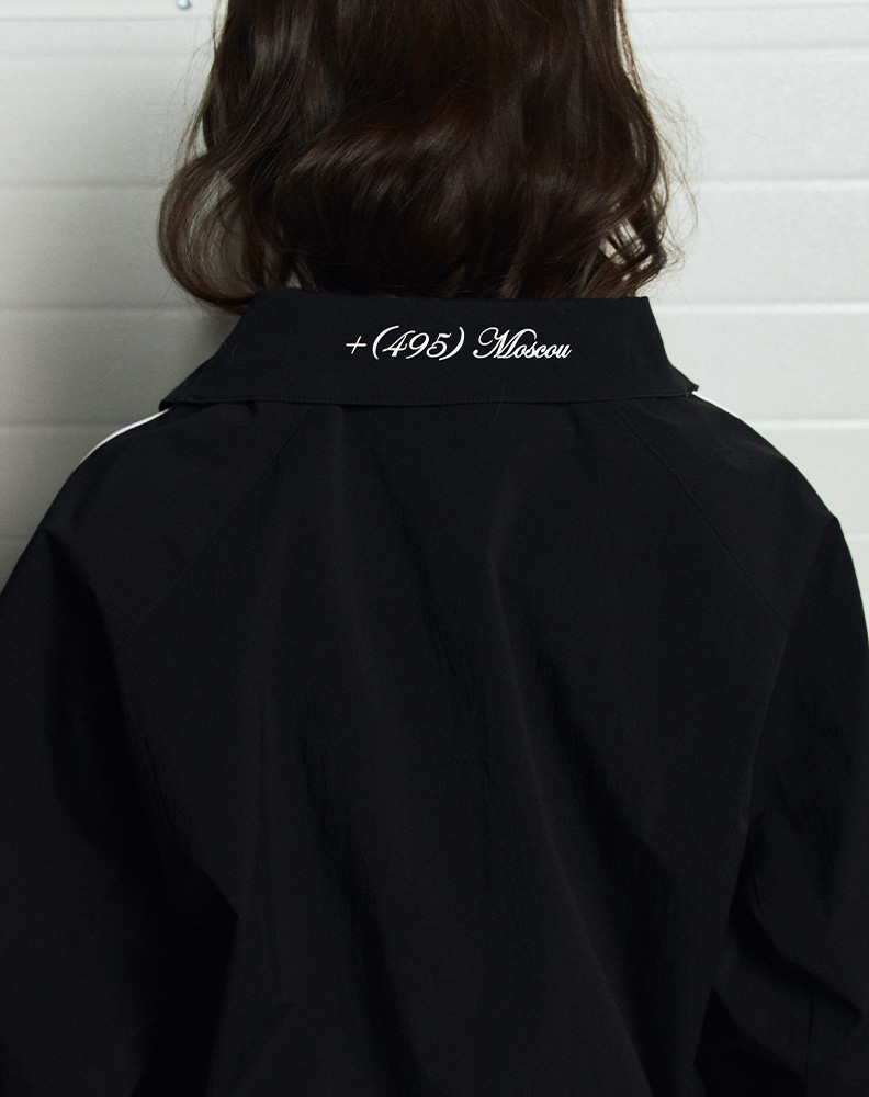 Ветровка «Беспорядок» чёрная