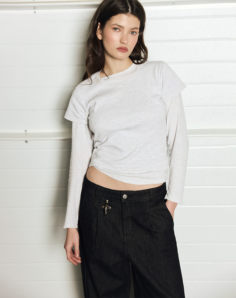 Джинсы "Крепление" черные