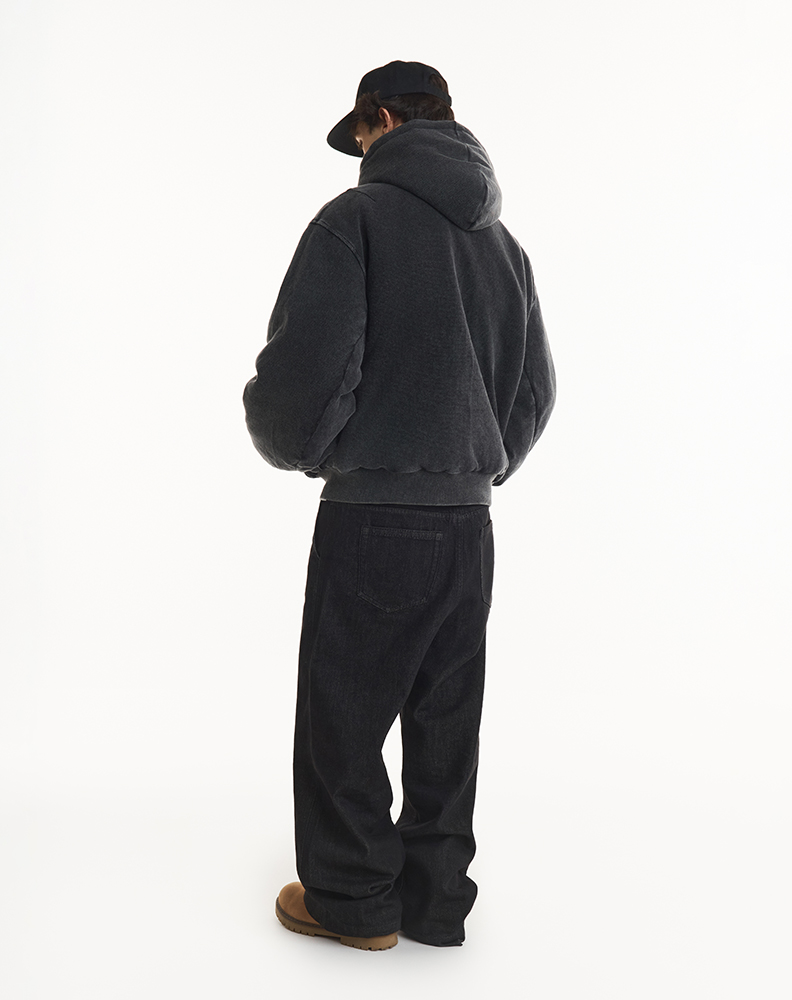 Бомбер «Масляный» черный