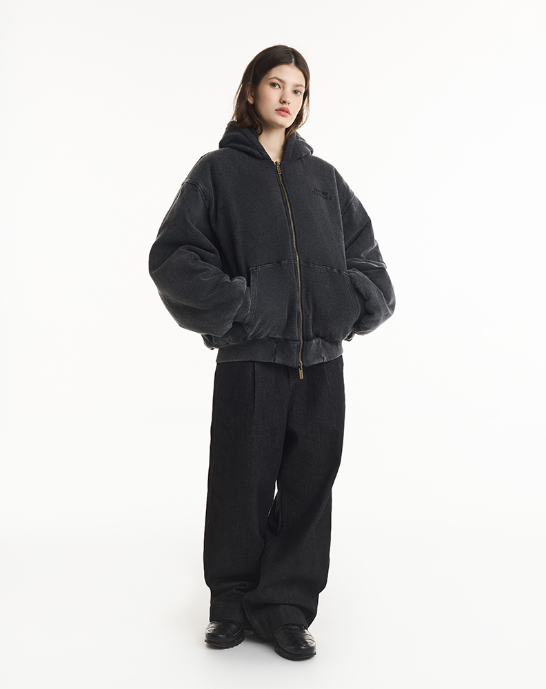 Бомбер «Масляный» черный