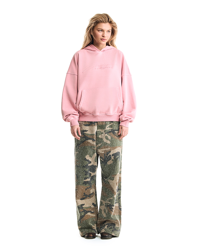Оверсайз худи розового цвета “Nuage rose”