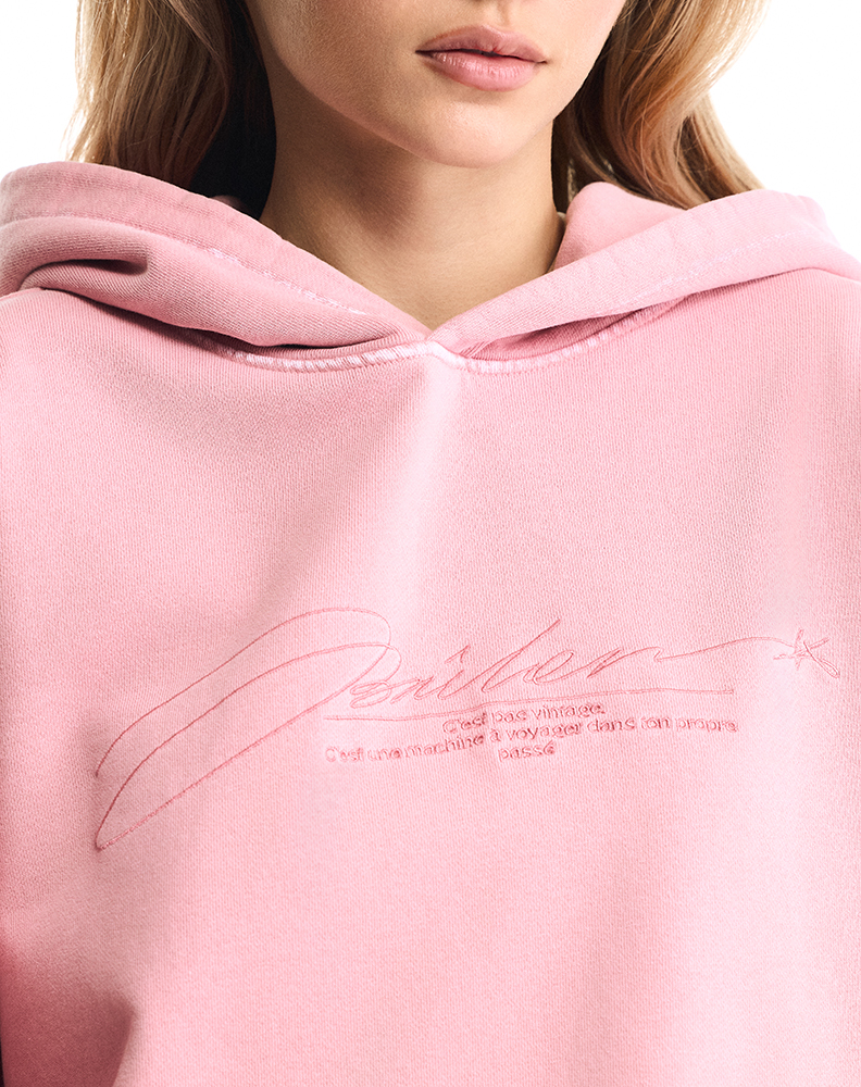 Оверсайз худи розового цвета “Nuage rose”