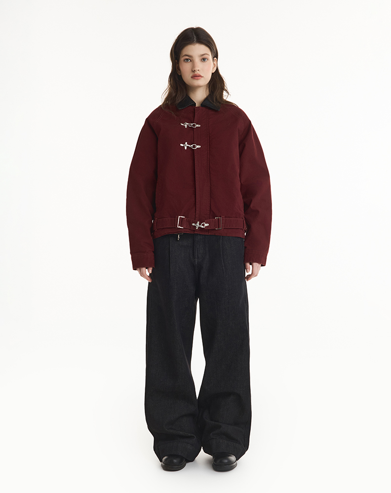 Куртка «Найдено в мастерской» бордовая