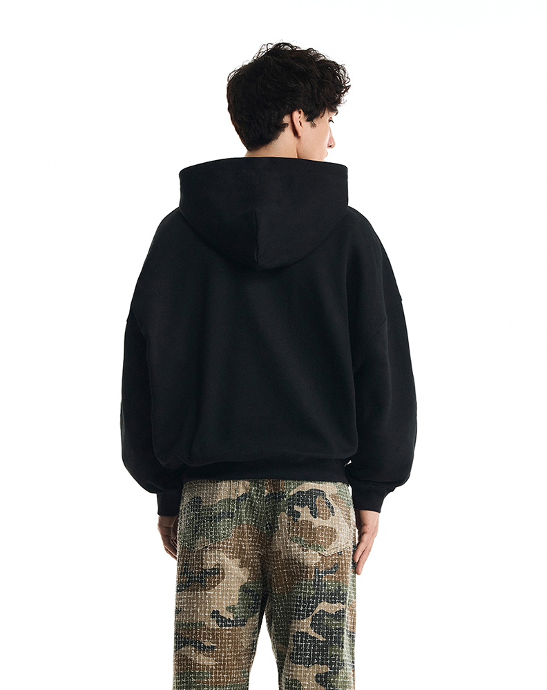 Оверсайз худи чёрного цвета “Pégase”