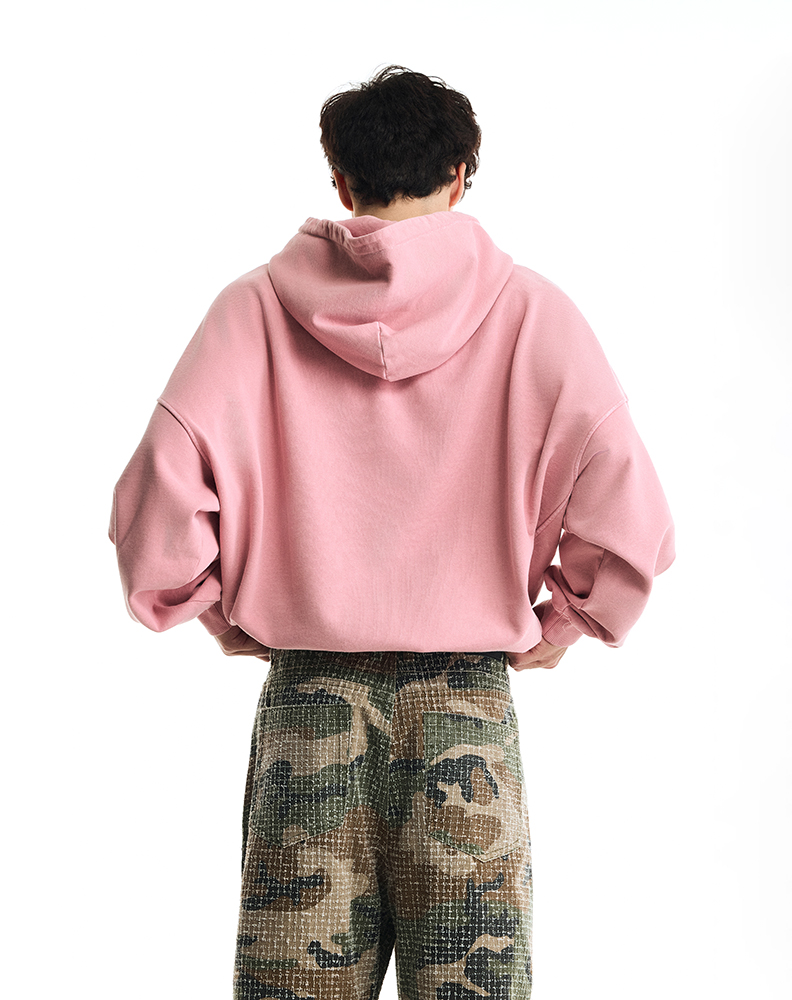 Оверсайз худи розового цвета “Nuage rose”