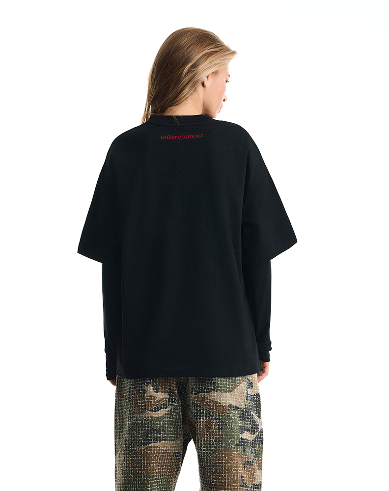 Оверсайз футболка чёрного цвета “Eye”