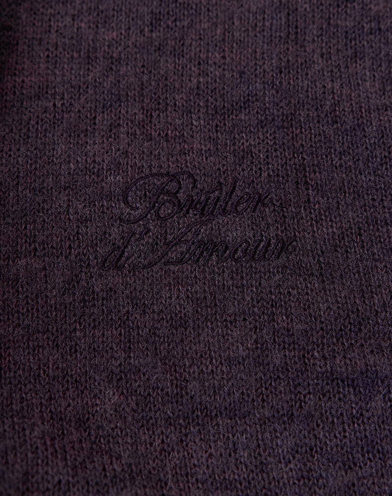 Кардиган «Поздняя работа» фиолетовый