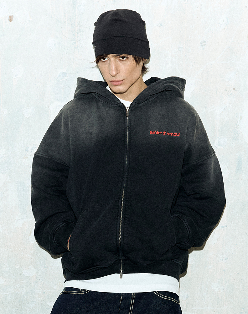 Зип-худи чёрного цвета “Investigation”