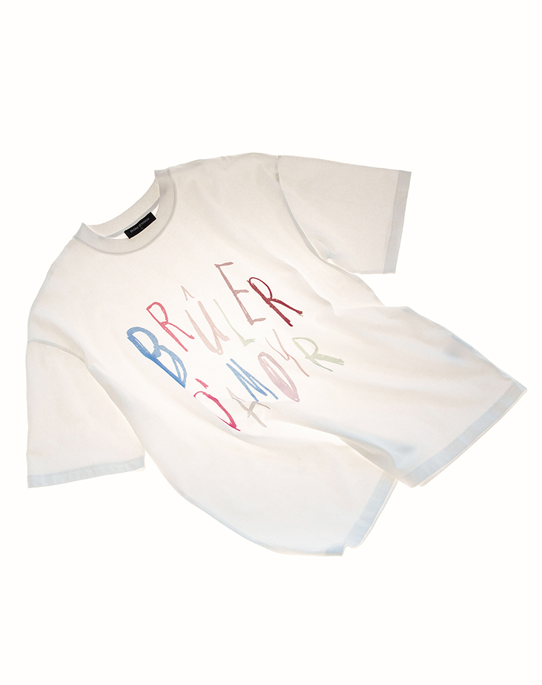 Футболка «Набросок» белая