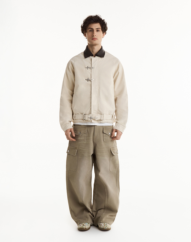 Куртка «Найдено в мастерской» молочная